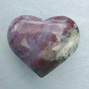 Ocean Jasper Heart Palm Stone (OJ101)